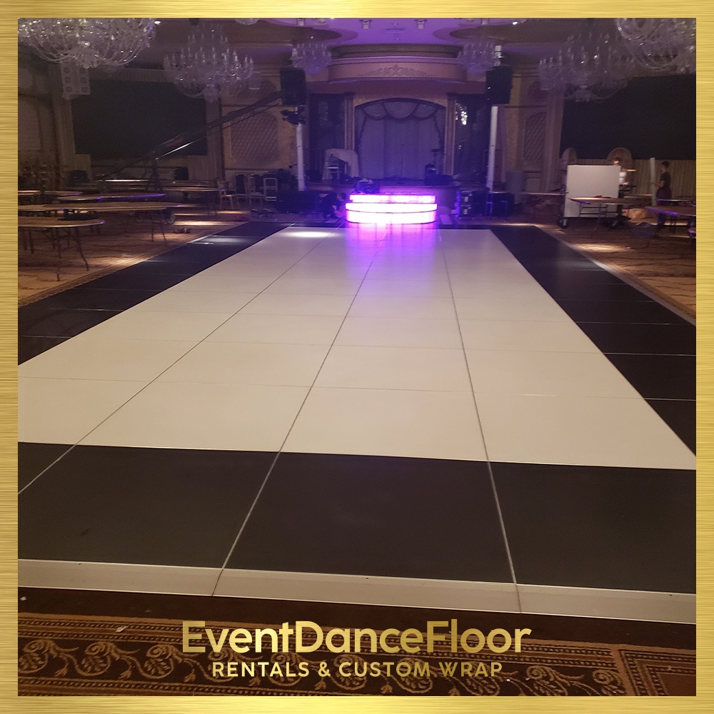 Are there different types of LED interactive dance floors available, such as ones with varying levels of brightness or color options?